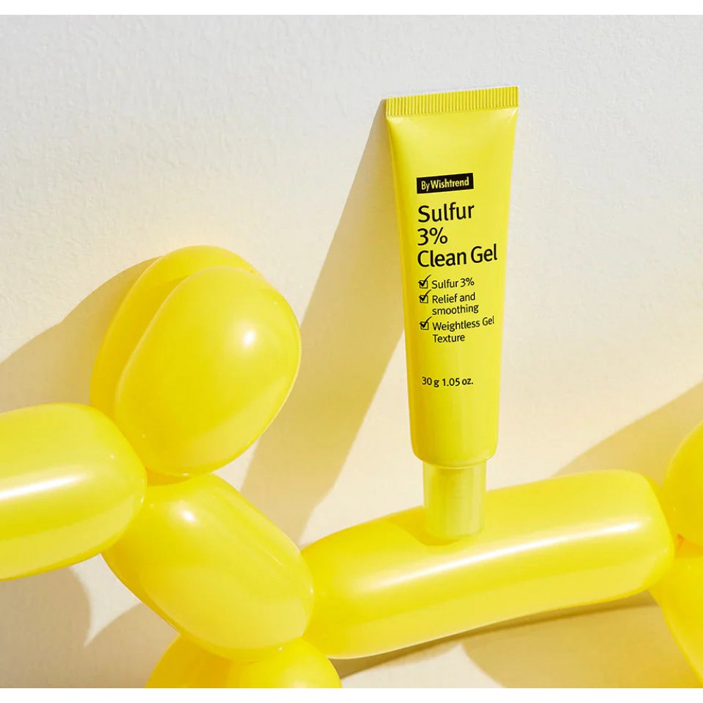 By Wishtrend Sulfur 3% Clean Gel - Τζελ με Θείο για Σπυράκια & Λιπαρότητα