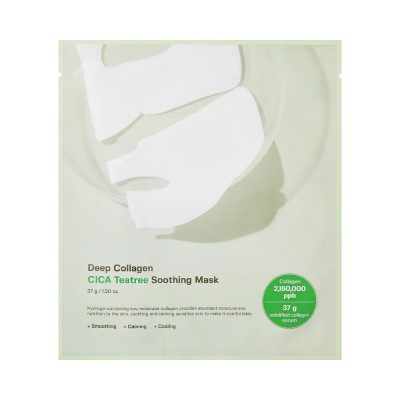 Sungboon Editor Deep Collagen Cica Teatree Soothing Mask - Gel Μάσκα για καταπράυνση και αντιγήρανση