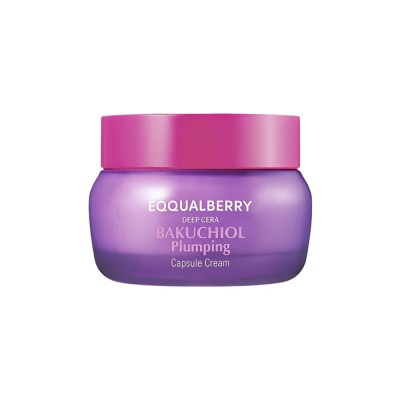 EQQUALBERRY Bakuchiol Plumping Capsule Cream - Ενυδατική Κρέμα Σύσφιξης με Κάψουλες Καθαρής Μπακουχιόλης