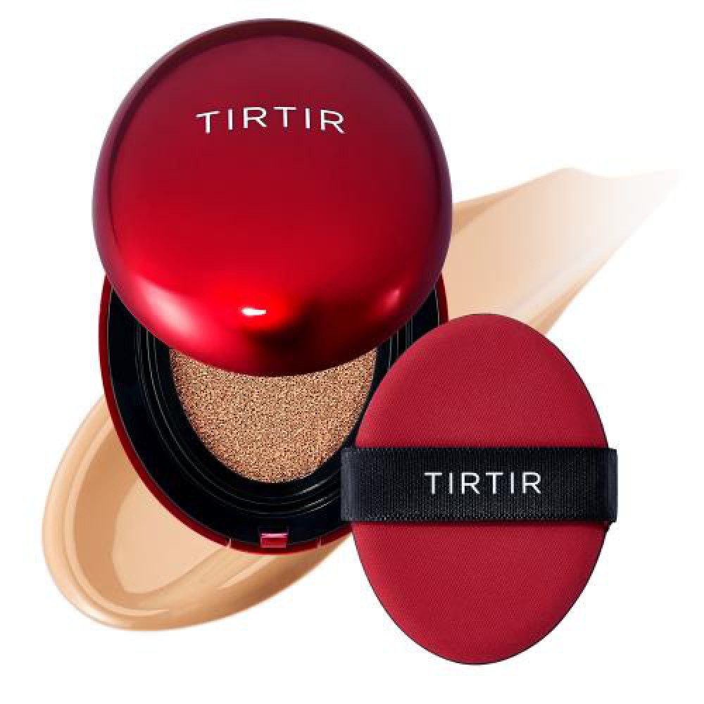 TIRTIR Mask Fit Red Cushion SPF40 PA++ No.27C Cool Beige - Μέικ-απ με αντηλιακή προστασία