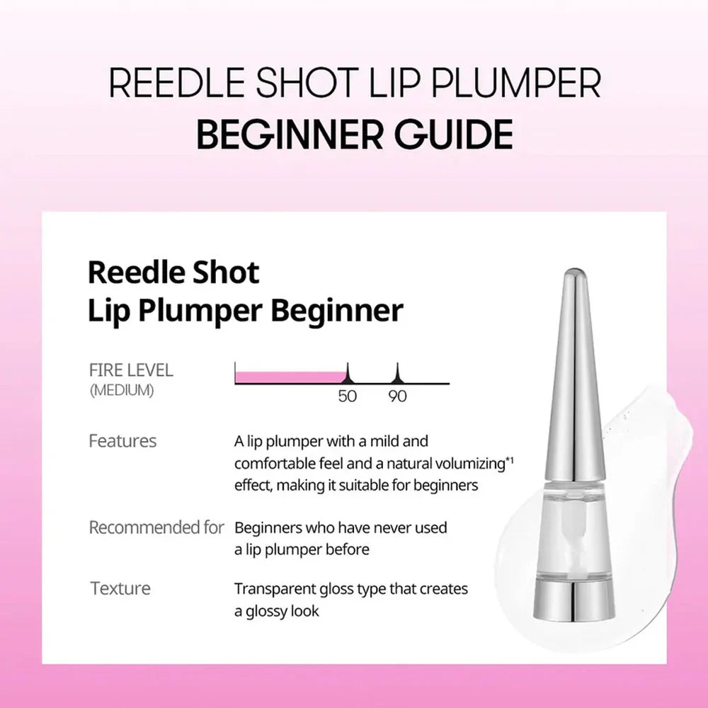 VT Cosmetics Reedle Shot Lip Plumper Beginner - Διογκωτικό Gloss με μικροβελόνες