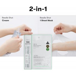 VT Cosmetics Reedle Shot 100 2-Step Mask - Μάσκα 2 βημάτων με τεχνολογία μικροβελόνων