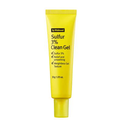 By Wishtrend Sulfur 3% Clean Gel - Τζελ με Θείο για Σπυράκια & Λιπαρότητα