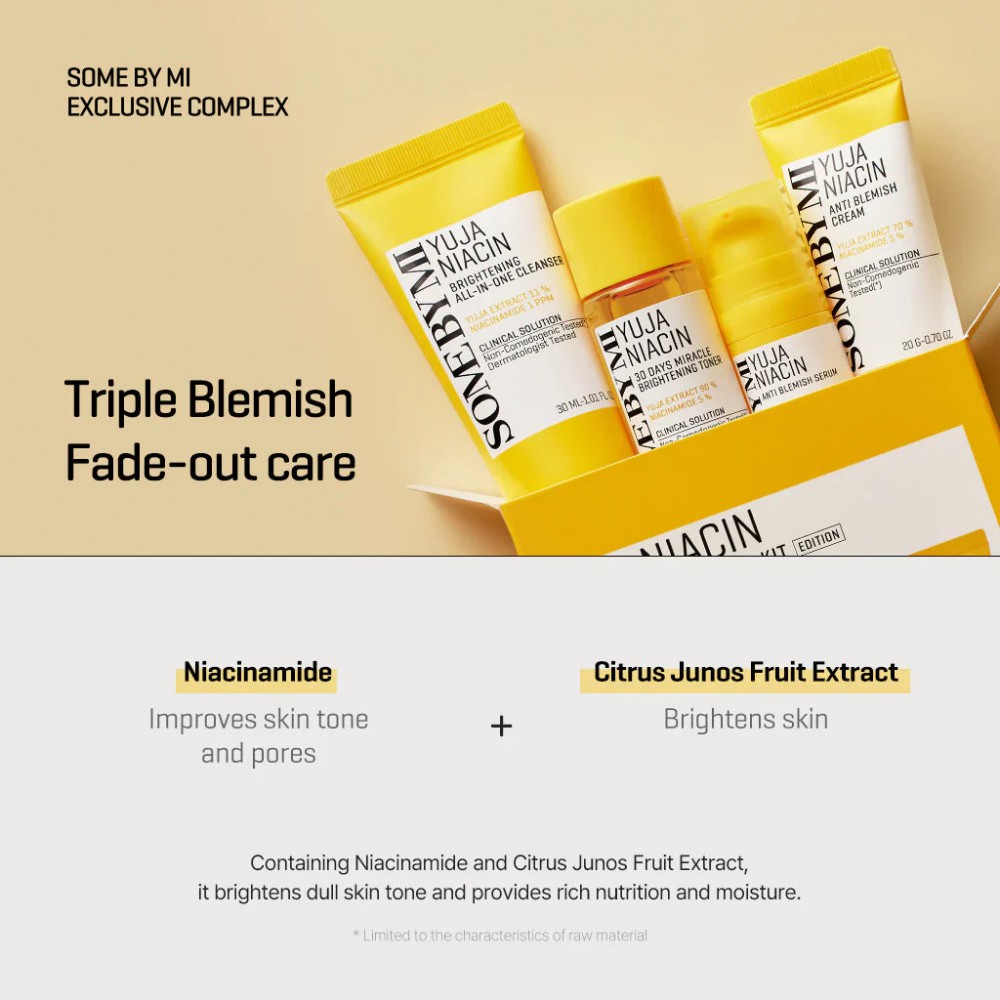SOME BY MI Yuja Niacin Anti Blemish Starter Kit