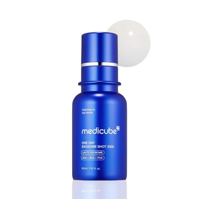 Medicube One Day Exosome Shot Pore Ampoule 2000 - Ορός εξωσωμάτων για Υγιές και Λαμπερό Δέρμα