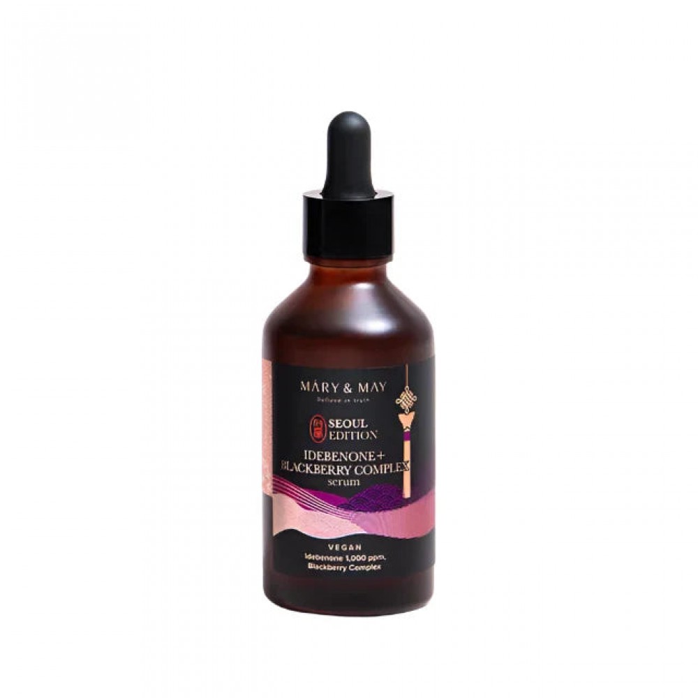 Mary&May Idebenone + Blackberry Complex Serum 80ml - Αντιοξειδωτικός ορός για αντιμετώπιση των σημαδιών γήρανσης