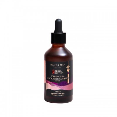 Mary&May Idebenone + Blackberry Complex Serum 80ml - Αντιοξειδωτικός ορός για αντιμετώπιση των σημαδιών γήρανσης