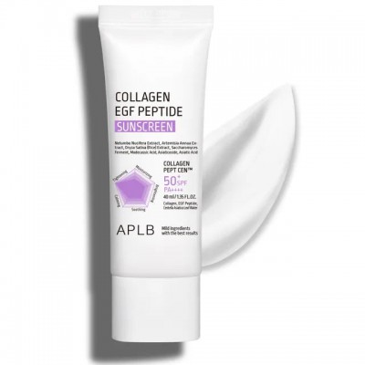 APLB Collagen EGF Peptide Sunscreen SPF50+ PA++++ – Αντηλιακή Κρέμα με Αντιγηραντική Δράση